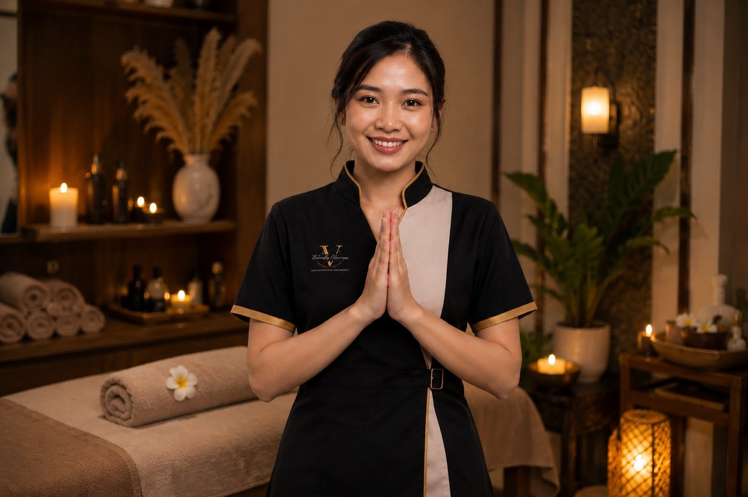 Sapaan hangat terapis V Beauty Massage